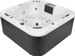 Banheira De Hidromassagem De Exterior Em Acrilico Branco Com Led 200 X 200 Cm Lastarria