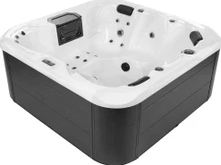 Banheira De Hidromassagem De Exterior Em Acrilico Branco Com Led 200 X 200 Cm Lastarria