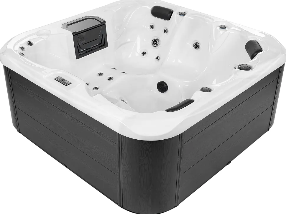 Banheira De Hidromassagem De Exterior Em Acrilico Branco Com Led 200 X 200 Cm Lastarria