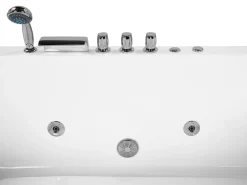 Banheira De Hidromassagem De Canto Versao A Direita Em Acrilico Branco 182 X 122 Cm Serrana