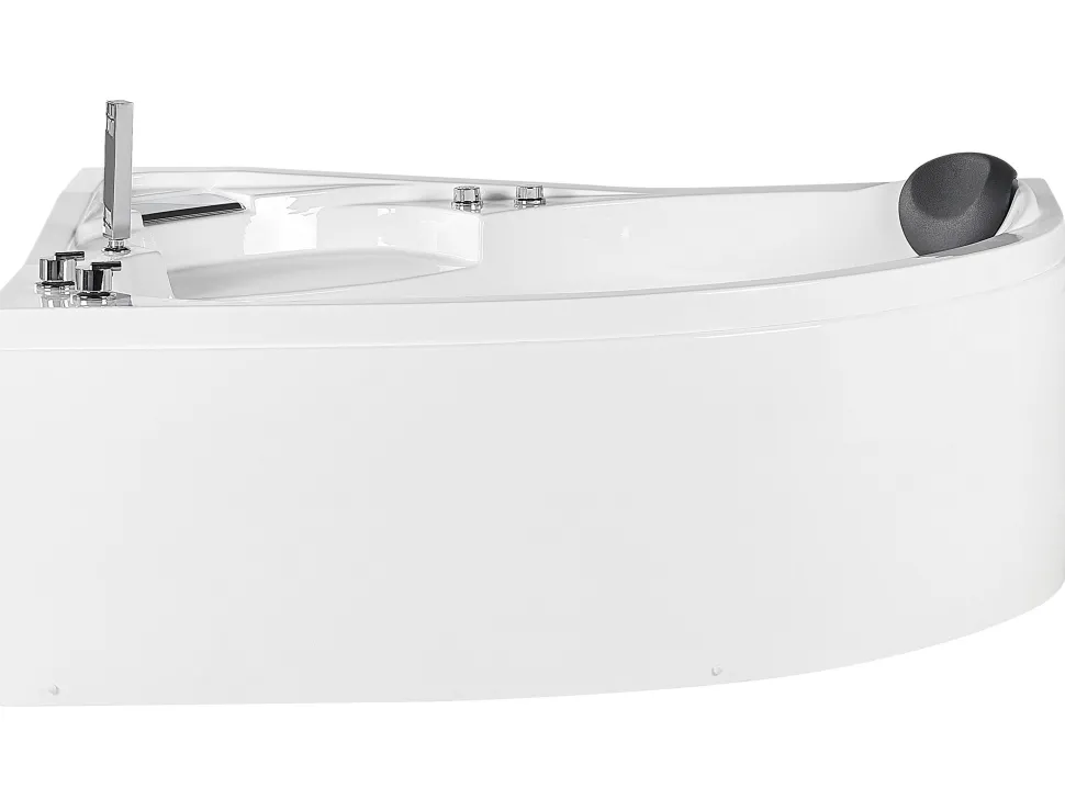 Banheira De Hidromassagem De Canto A Direita Com Led Em Branco Neiva