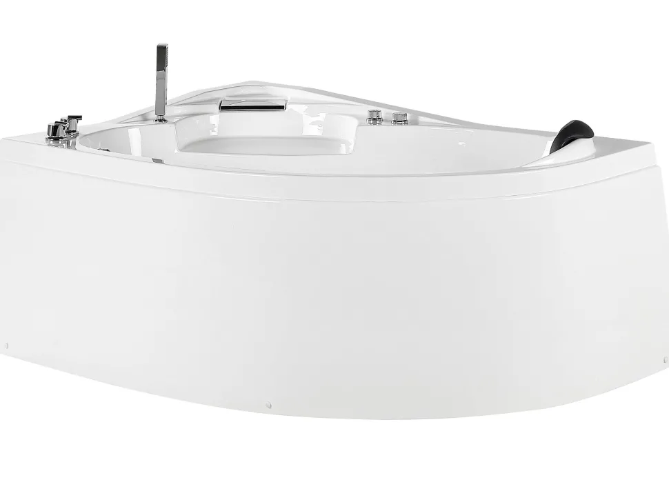 Banheira De Hidromassagem De Canto A Direita Com Led Em Branco Neiva