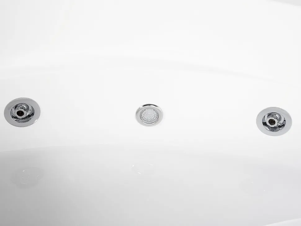 Banheira De Hidromassagem De Canto A Direita Com Led Em Branco Neiva