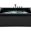 Banheira De Hidromassagem Em Acrilico Preto 172 X 83 Cm Montego