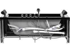 Banheira De Hidromassagem Em Acrilico Preto 172 X 83 Cm Montego