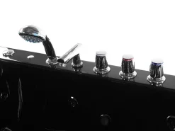 Banheira De Hidromassagem Em Acrilico Preto 172 X 83 Cm Montego