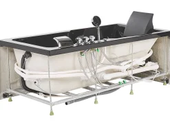 Banheira De Hidromassagem Versao A Esquerda Em Acrilico Preto 169 X 81 Cm Artemisa