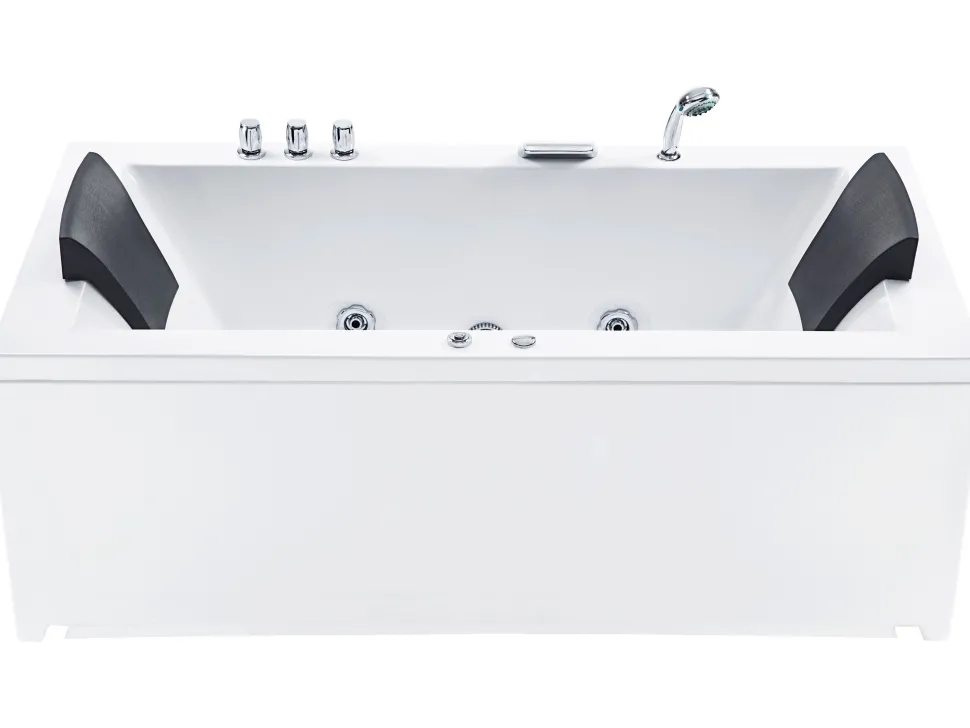 Banheira De Hidromassagem Versao A Direita Em Acrilico Branco 183 X 90 Cm Varadero