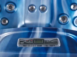 Banheira De Hidromassagem Para Exterior Em Acrilico Azul 180 X 215 Cm Arcelia