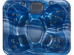 Banheira De Hidromassagem Para Exterior Em Acrilico Azul 180 X 215 Cm Arcelia