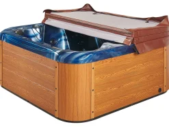 Banheira De Hidromassagem De Exterior Em Acrilico Azul Com Led 200 X 200 Cm Lastarria