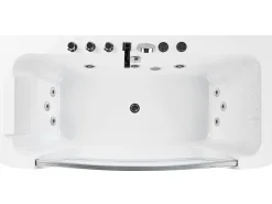 Banheira De Hidromassagem Em Acrilico Branco 170 X 85 Cm Barranca