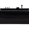 Banheira De Hidromassagem Versao A Direita Em Acrilico Preto 183 X 90 Cm Varadero