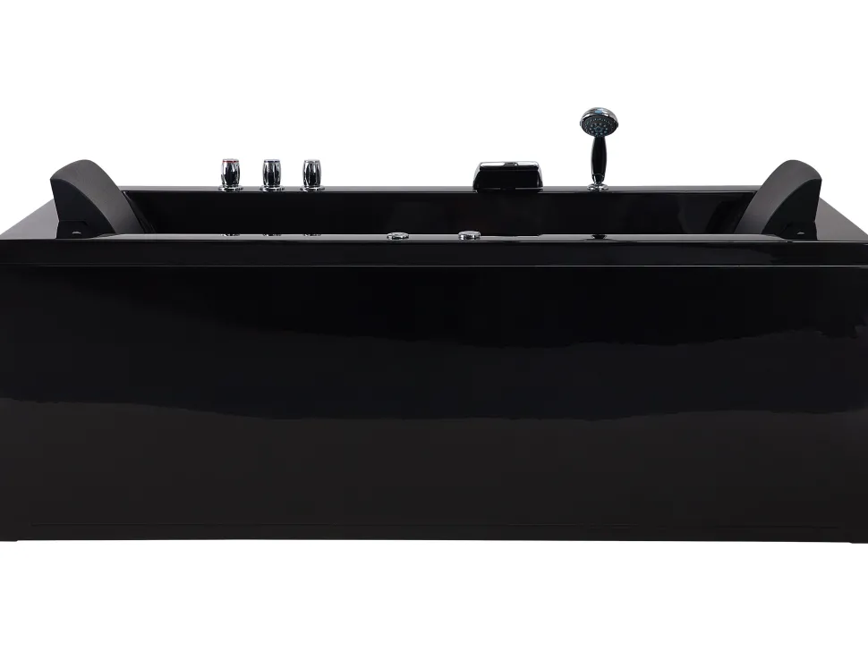 Banheira De Hidromassagem Versao A Direita Em Acrilico Preto 183 X 90 Cm Varadero