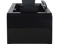 Banheira De Hidromassagem Versao A Direita Em Acrilico Preto 183 X 90 Cm Varadero