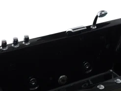 Banheira De Hidromassagem Versao A Direita Em Acrilico Preto 183 X 90 Cm Varadero