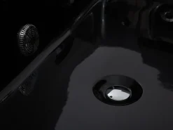 Banheira De Hidromassagem Versao A Direita Em Acrilico Preto 183 X 90 Cm Varadero