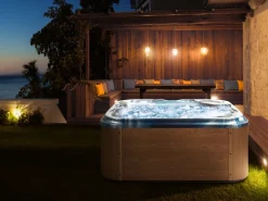 Banheira De Hidromassagem De Exterior Em Acrilico Azul 210 X 210 Cm Tularosa