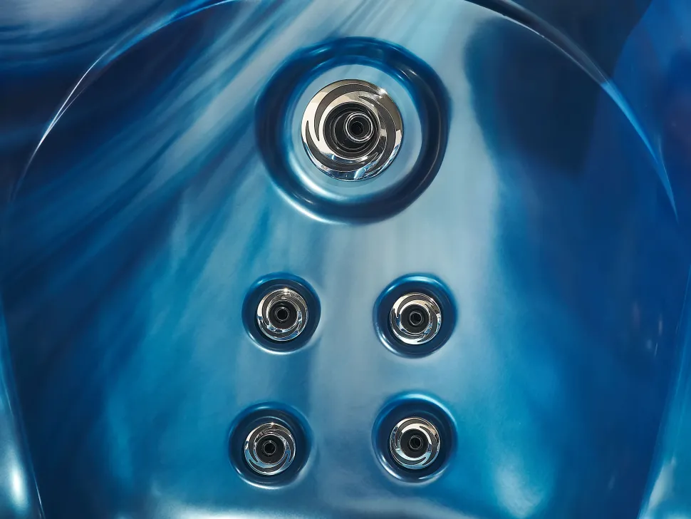 Banheira De Hidromassagem De Exterior Em Acrilico Azul 210 X 210 Cm Tularosa