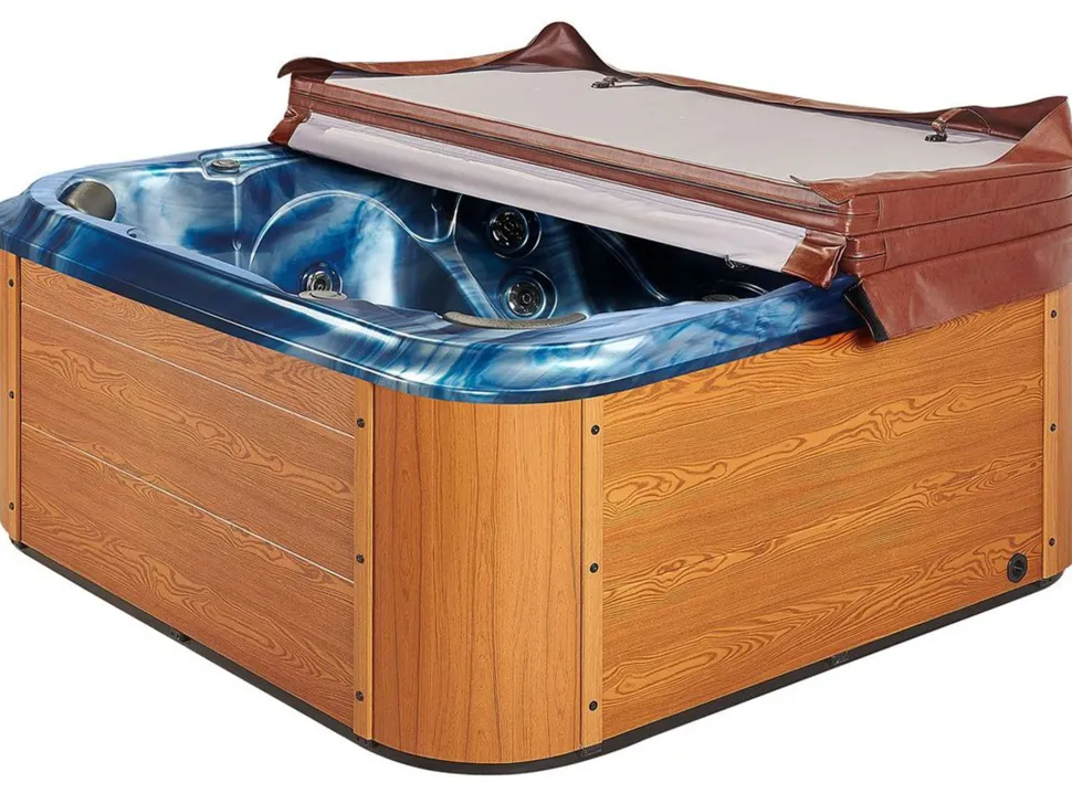 Banheira De Hidromassagem De Exterior Em Acrilico Azul 210 X 210 Cm Tularosa