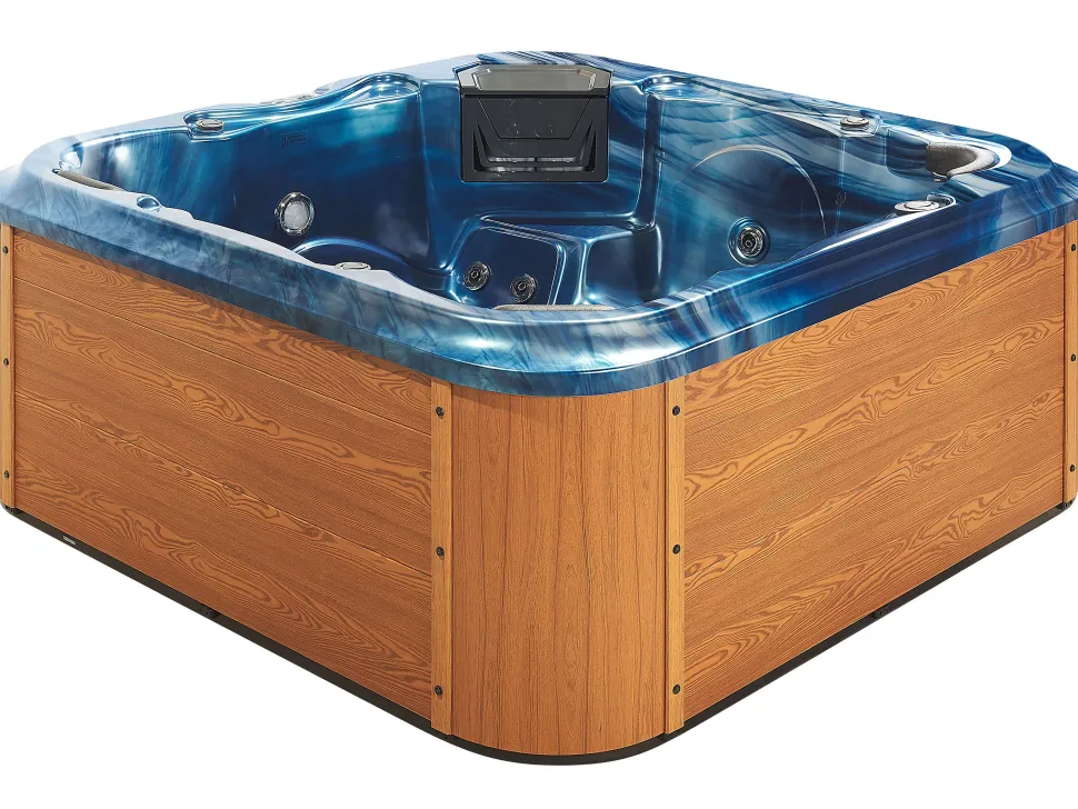 Banheira De Hidromassagem De Exterior Em Acrilico Azul 210 X 210 Cm Tularosa