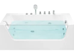 Banheira De Hidromassagem De Canto Versao A Esquerda Em Acrilico Branco 170 X 80 Cm Puquio