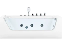 Banheira De Hidromassagem De Canto Versao A Esquerda Em Acrilico Branco 170 X 80 Cm Puquio