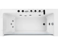 Banheira De Hidromassagem De Canto Versao A Esquerda Em Acrilico Branco 170 X 80 Cm Puquio