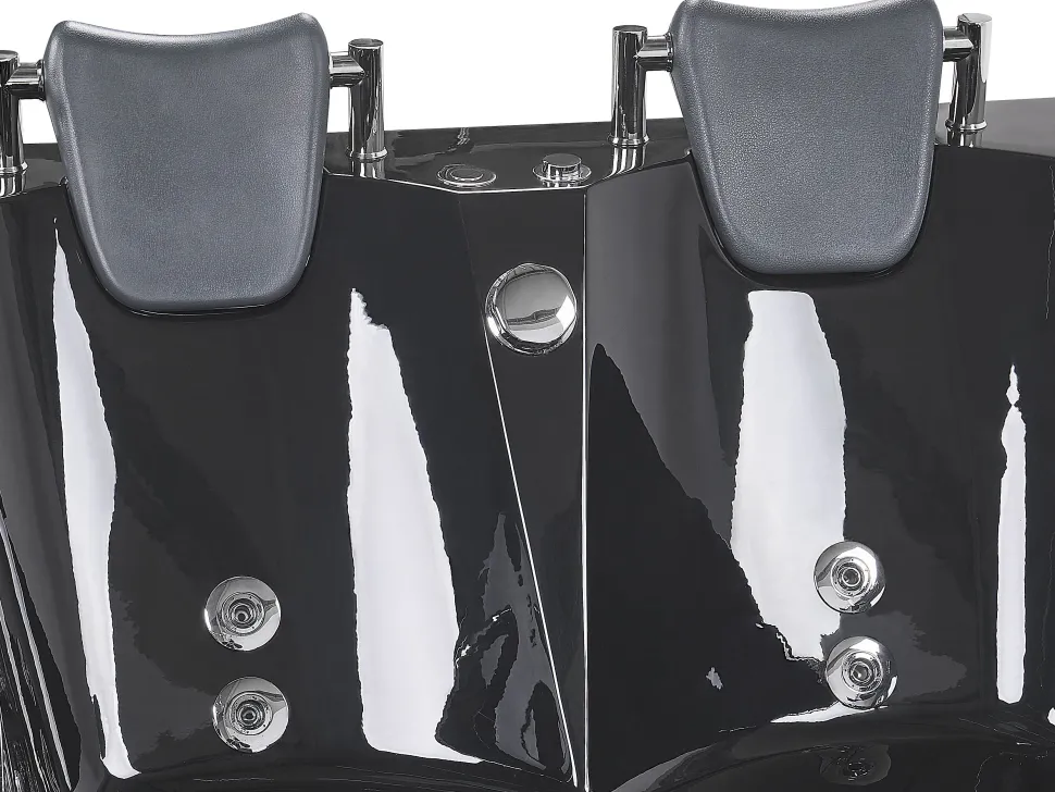 Banheira De Hidromassagem Versao A Direita Em Acrilico Preto 170 X 119 Cm Bayamo