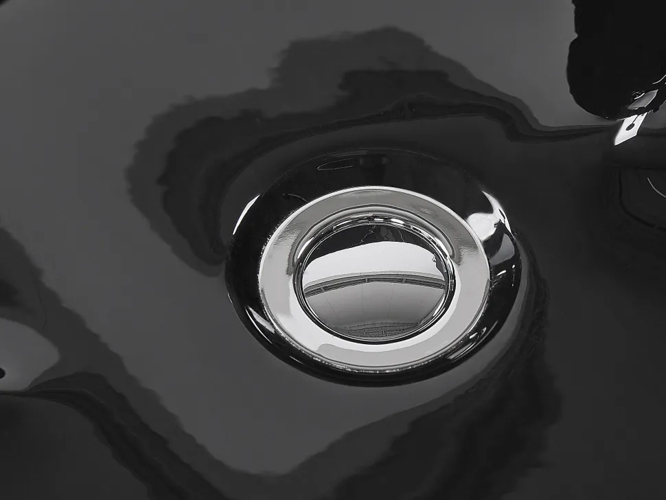 Banheira De Hidromassagem Versao A Direita Em Acrilico Preto 170 X 119 Cm Bayamo