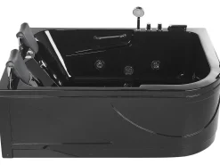 Banheira De Hidromassagem Versao A Direita Em Acrilico Preto 170 X 119 Cm Bayamo