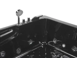 Banheira De Hidromassagem Versao A Direita Em Acrilico Preto 170 X 119 Cm Bayamo