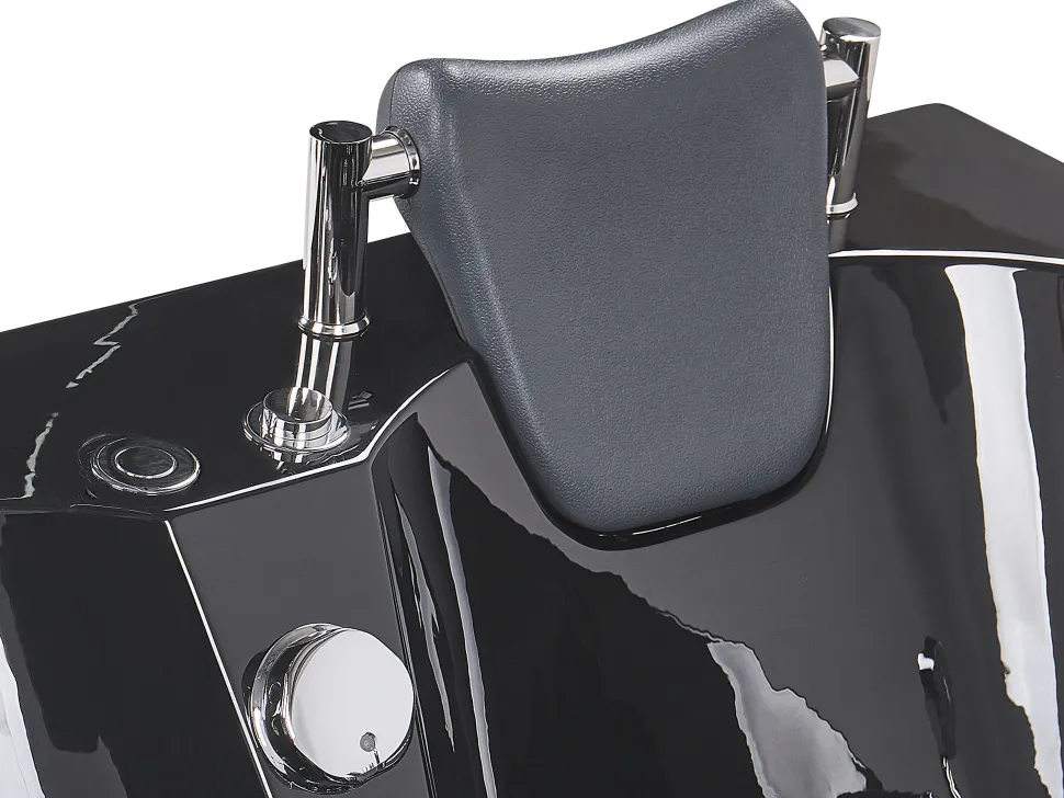 Banheira De Hidromassagem Versao A Direita Em Acrilico Preto 170 X 119 Cm Bayamo