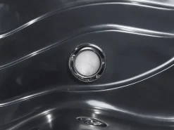 Banheira De Hidromassagem De Exterior Em Acrilico Cinzento Com Led 200 X 200 Cm Lastarria