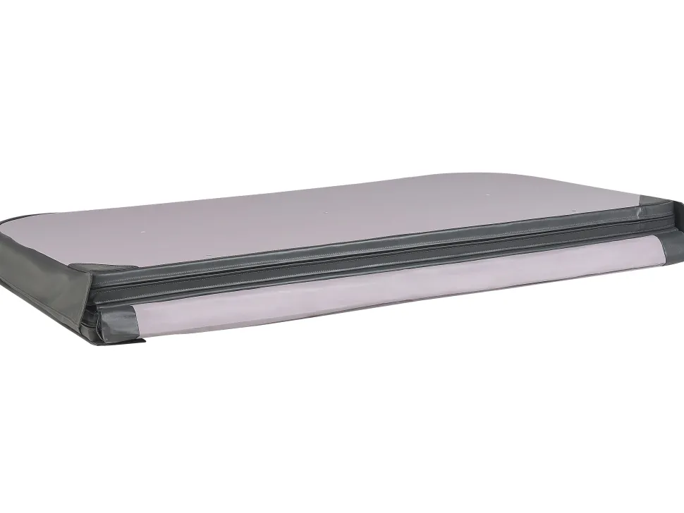 Banheira De Hidromassagem De Exterior Em Acrilico Cinzento Com Led 200 X 200 Cm Lastarria