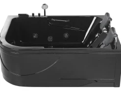 Banheira De Hidromassagem Versao A Esquerda Em Acrilico Preto 170 X 119 Cm Bayamo