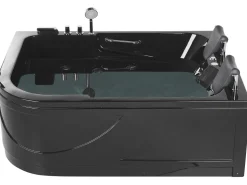 Banheira De Hidromassagem Versao A Esquerda Em Acrilico Preto 170 X 119 Cm Bayamo