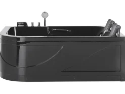 Banheira De Hidromassagem Versao A Esquerda Em Acrilico Preto 170 X 119 Cm Bayamo