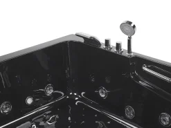 Banheira De Hidromassagem Versao A Esquerda Em Acrilico Preto 170 X 119 Cm Bayamo