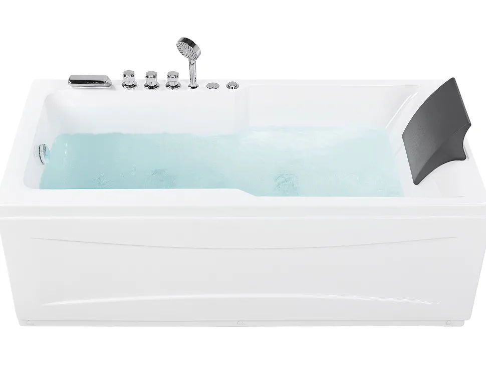 Banheira De Hidromassagem Versao A Direita Em Acrilico Branco 169 X 81 Cm Artemisa