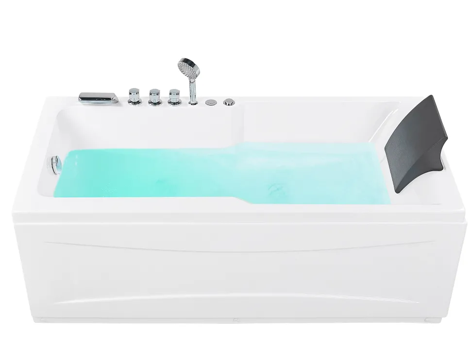 Banheira De Hidromassagem Versao A Direita Em Acrilico Branco 169 X 81 Cm Artemisa