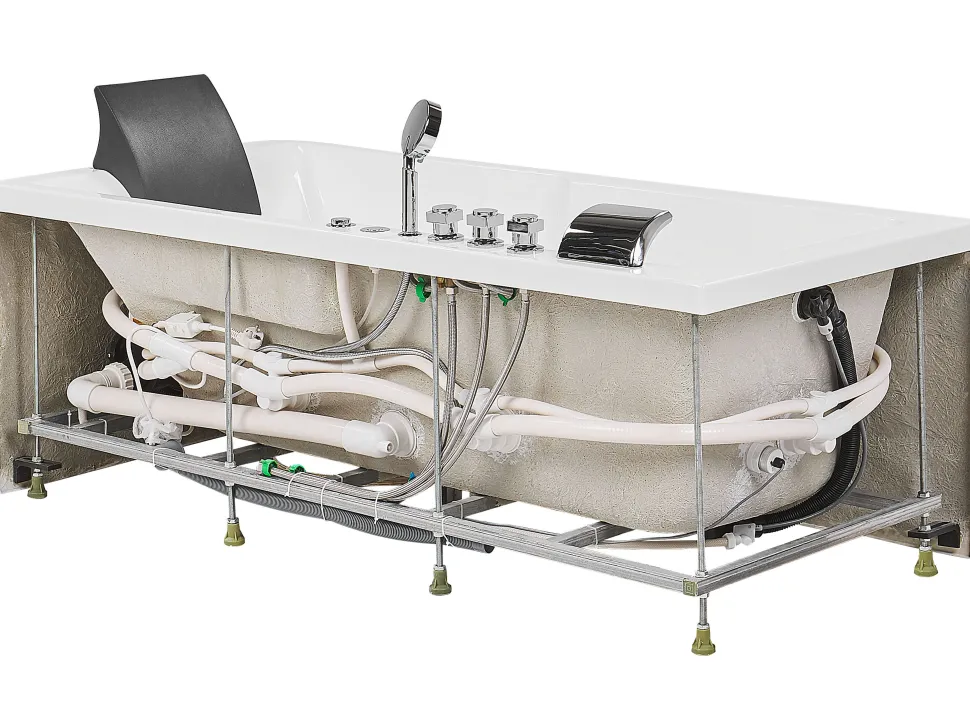 Banheira De Hidromassagem Versao A Direita Em Acrilico Branco 169 X 81 Cm Artemisa