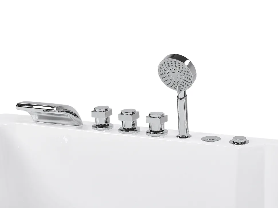 Banheira De Hidromassagem Versao A Direita Em Acrilico Branco 169 X 81 Cm Artemisa