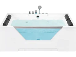 Banheira De Hidromassagem Em Acrilico Branco 170 X 120 Cm Huaraz