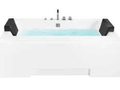 Banheira De Hidromassagem Em Acrilico Branco Com Led 170 X 75 Cm Galley