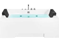 Banheira De Hidromassagem Em Acrilico Branco Com Led 170 X 75 Cm Galley