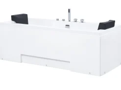 Banheira De Hidromassagem Em Acrilico Branco Com Led 170 X 75 Cm Galley