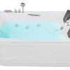 Banheira De Hidromassagem Versao A Esquerda Em Acrilico Branco 170 X 119 Cm Bayamo