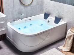 Banheira De Hidromassagem Versao A Esquerda Em Acrilico Branco 170 X 119 Cm Bayamo