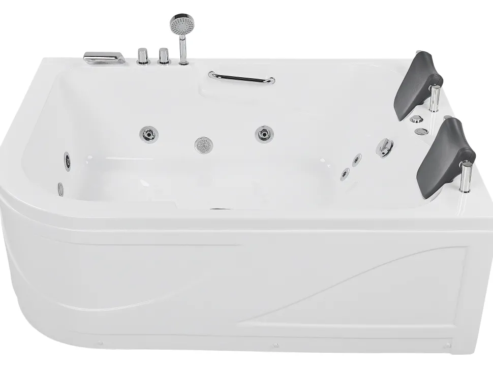 Banheira De Hidromassagem Versao A Esquerda Em Acrilico Branco 170 X 119 Cm Bayamo